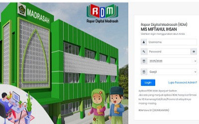 MI Miftahul Ihsan Resmi Rilis Rapor Digital Madrasah